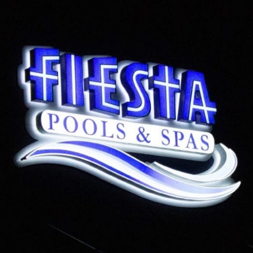 Fiesta Pools Sign