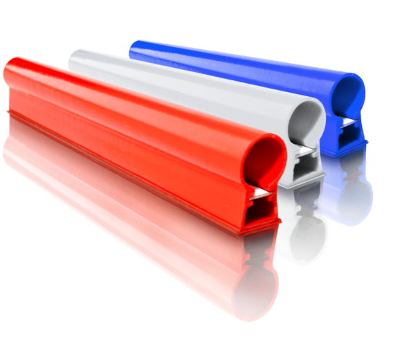 Red, white, and blue VibraLine® segments