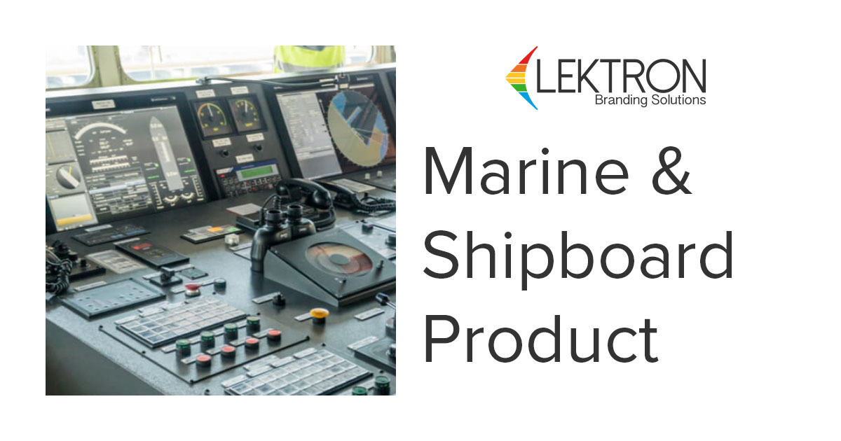 Marine and Shipboard Product Identification Solutions