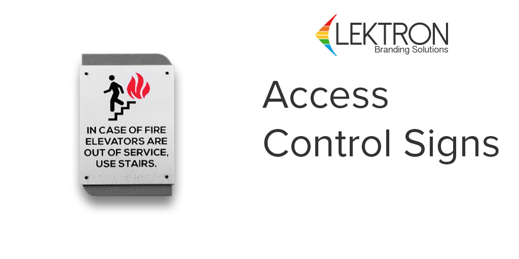 Tulsa Custom Access Control Signs | Lektron