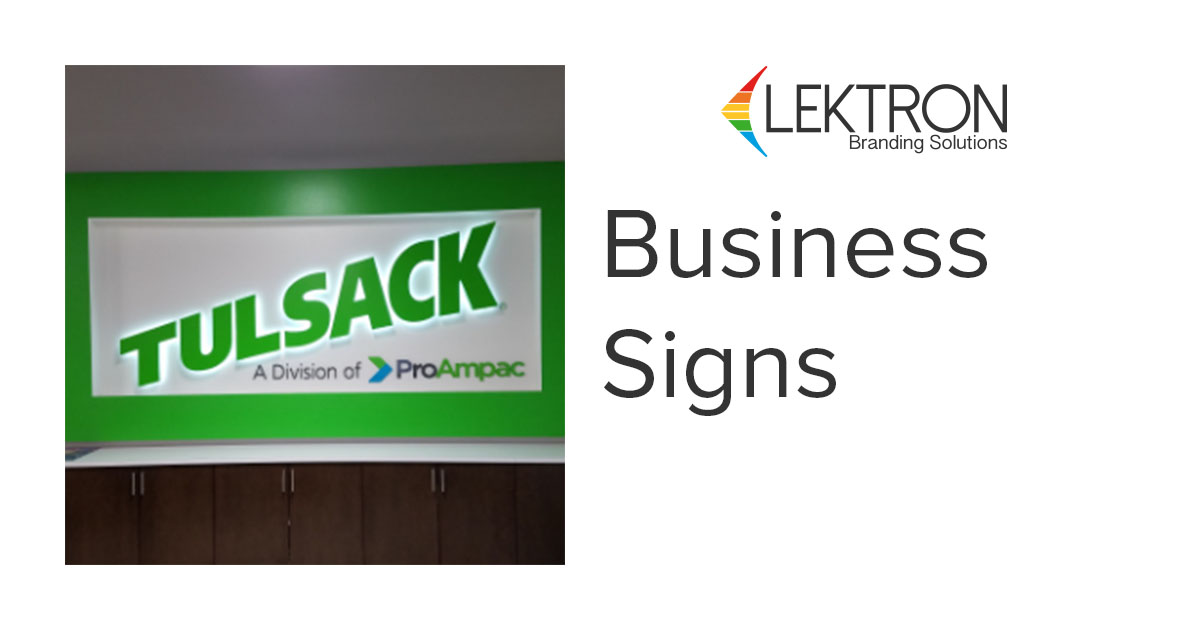 Tulsa Business Signs, Custom LED Business Signage