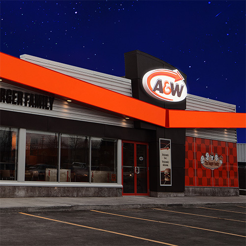 A&W Restaurant A and W